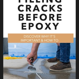 Filling cracks before epoxy Featured